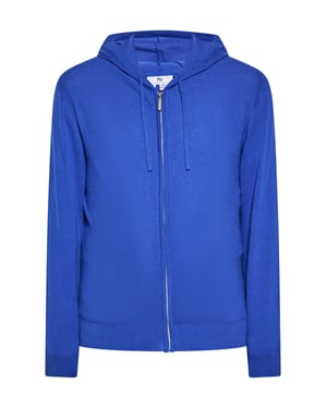 Mo Jas met capuchon Heren KONING BLAUW