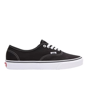 Mannen Vrouwen Vans Authentic Canvas Sneakers - (Zwart / Wit)