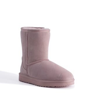 Aus Wooli "Bronte" Australia Mid Calf Zip, Lichtroze