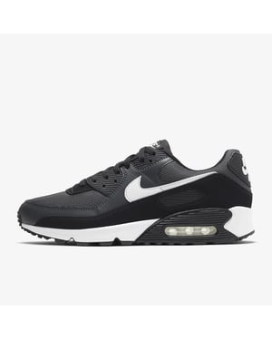 Nike Air Max 90 herenschoenen in zwart/grijs/wit