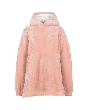 Trespass Uniseks Volwassen Knusse Oversized Hoodie Deken (Misty Rose)