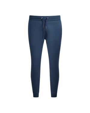 Cavalli Class Print Logo Donkerblauwe Sweatpants