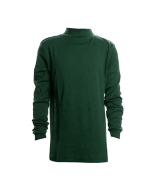 Unisex LPG700 t-shirt met lange mouwen en halve hals voor jongens en meisjes
