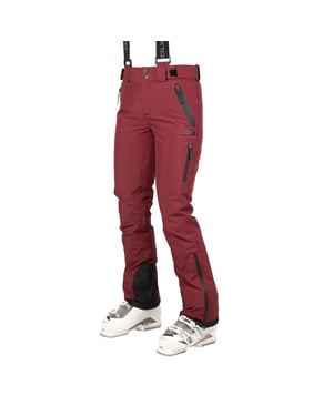 Trespass Dames/Dames Marisol II DLX Waterdichte Skibroek (Donkere kers)
