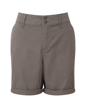Asquith & Fox Dames/Dames Chino Lichtgewicht Shorts (Leisteen)
