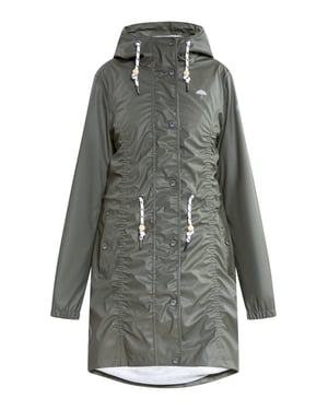 Schmuddelwedda Mackintosh bridgeport Dames olijf