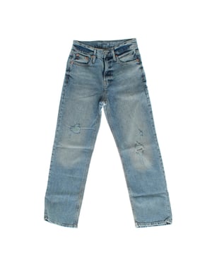 Retro rechte broek 454451 meisjes