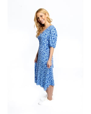 Anna Floral Midi Dress