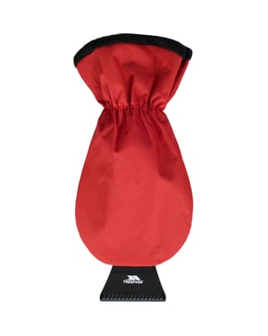 Trespass Ijsschermhandschraper met handschoen (Rood)