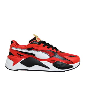 Puma RS-X3 CNY Rood Zwart Wit Laag Lace Up Heren Hardlooptrainers 373178 01