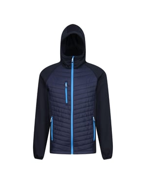 Regatta Heren Navigate Quilted Hybride Jas (Marine / Frans Blauw)