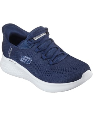 Skechers Skech-Lite Pro Natural Textile Dames Navy/Multi Sportschoenen