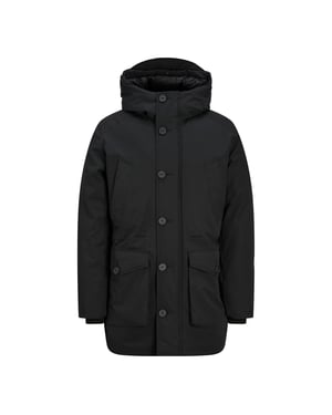 Jack & Jones Jas winter City Parka Zwart