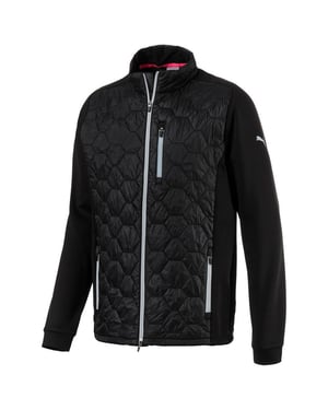 Puma PWRWarm Dassler Heren Zwart Zip Up Primaloft Golfjack 576114 01
