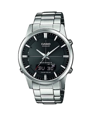 Casio Radiogestuurde Mannen Silver Horloge LCW-M170D-1AER