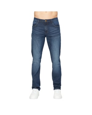 Crosshatch Heren Svelte Stretch Jeans (Donkere wasbeurt)