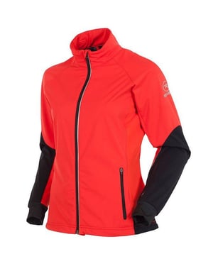 Rossignol Moonlight Dames Zwart/Rood Jas