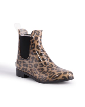 Aus Wooli Australia Womens Regenlaarzen Met Inbegrepen Schapenvacht Binnenzool LEOPARD