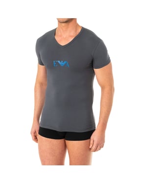 Heren-T-shirt met korte mouwen en V-hals 110810-8P715