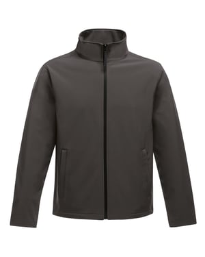Regatta Opmerkelijk Heren Ablaze Afdrukbaar Softshell-jasje (Zeehond / Zwart)
