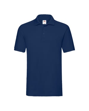 Fruit of the Loom Heren Premium Piqué Poloshirt (Marine)