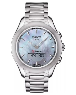 Tissot T-touch Solar Dames Zilveren Horloge T0752201110100