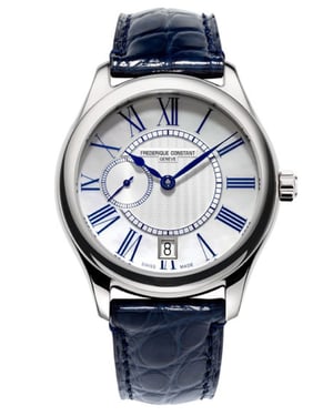 Frédérique Constant  Dames Horloge Blauw FC-318MPWN3B6