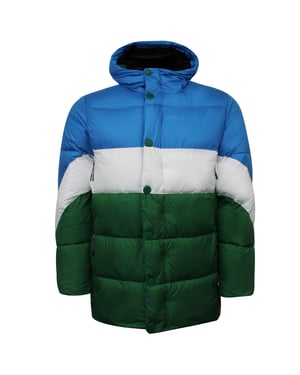 Hunter Original Puffer Heren Blauw/Groen Jas
