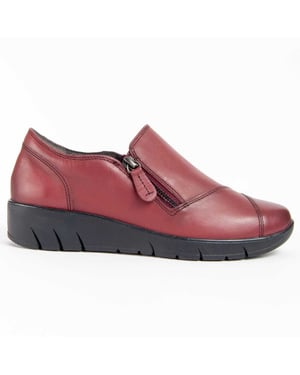 Purapiel mocassin Ailina2 Bordeaux