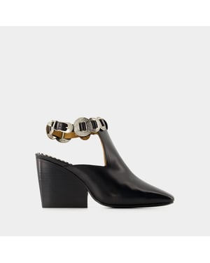 Aj1308 Laarzen - Toga Pulla - Leer - Zwart