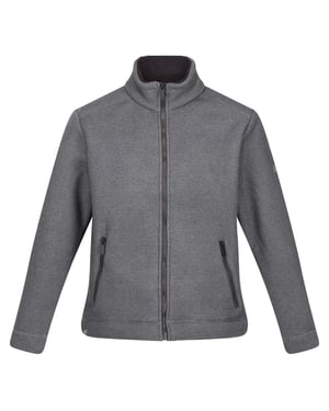 Regatta Heren Garrian II Full Zip Fleece Jacket (Stormgrijs/Zwart)