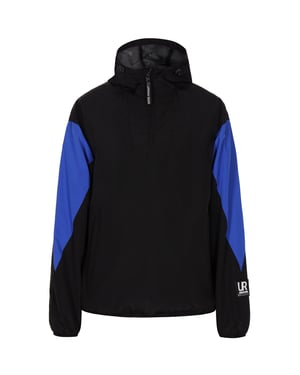 Schmuddelwedda Blouson Heren Zwart koningsblauw colorblock