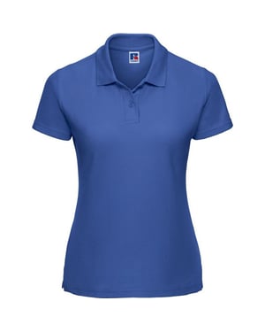 Russell Dames/Dames Klassiek Effen Poloshirt van Polycotton (Helder Koningsblauw)