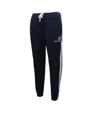 Sergio Tacchini Stretch Taille Logo Navy Blauw Heren Track Broek 038559 204