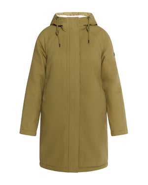 Dreimaster Winter parka Dames lichte olijf
