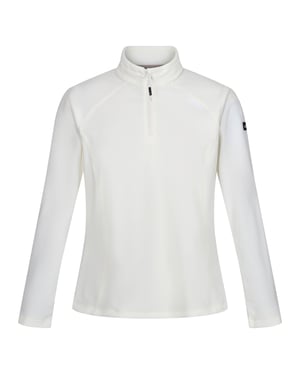 Regatta - Geweldige Outdoor Dames Montes Half Zip Fleece Top (Ijsbeer/Wit)