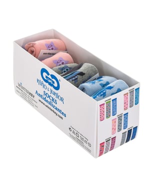 Set-6 anti-slip kindersokken LPG2002
