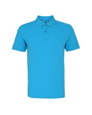 Asquith & Fox Heren Poloshirt met korte mouwen (Turquoise)