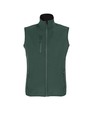 SOLS Dames/Dames Falcon Bodywarmer Softshell met rits (Bosgroen)