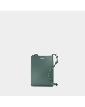 Tangle Sm Schoudertas - Jil Sander - Leer - Groen