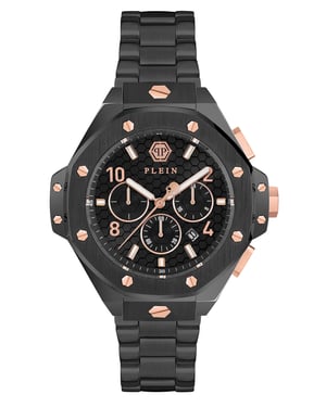 Philipp Plein Plein Chrono Royal Heren Zwarte Horloge PWPRA0424