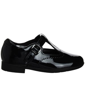 Clarks Scala Seek kinderschoenen zwart