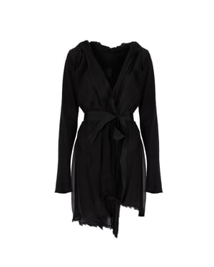 La Haine Inside Us Cardigan Asymmetric Vrouw zwart