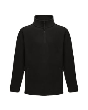 Regatta Thor Overhead Half Zip Anti-Pill Fleece Top (170 GSM) (Zwart)