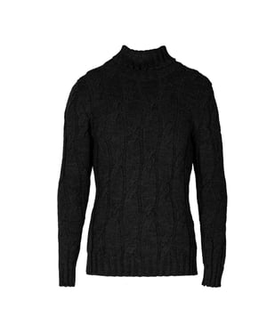 Xagon Man stoppen Turtleneck Mannen zwart