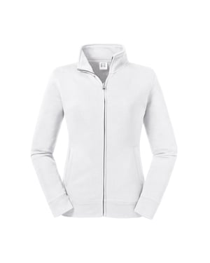 Russell Dames/dames Authentieke Sweat Jacket (Wit)