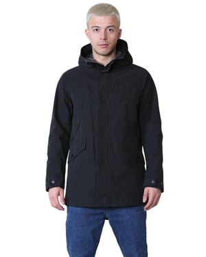 Marks and Spencer Katoen Blend Hooded Mac Stormwear Jacket