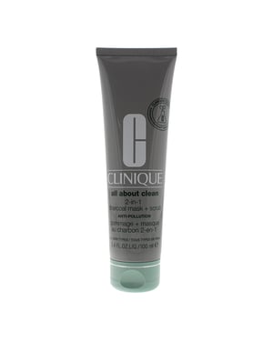 Clinique All About Clean 2-in-1 Houtskoolmasker + Scrub 100 ml