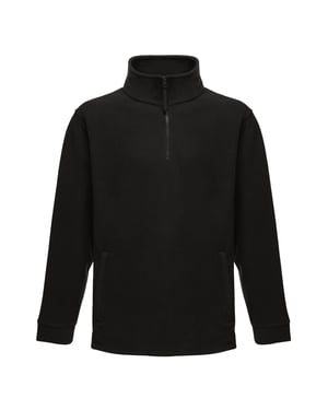Regatta Thor Overhead Half Zip Anti-Pill Fleece Top (170 GSM) (Zwart)