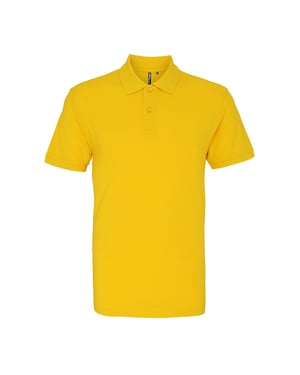 Asquith & Fox Heren Poloshirt met korte mouwen (Zonnebloem)